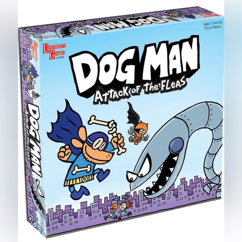 Dog Man Attack of the Fleas - Boardgame